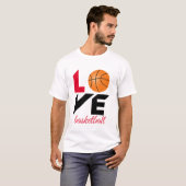 ラブバスケットボール Tシャツ (正面フル)