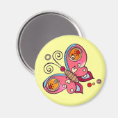 ラブバタフライマグネット マグネット (正面/裏面)