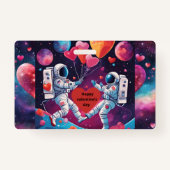 ラブバッジ宇宙 バッジ (正面)