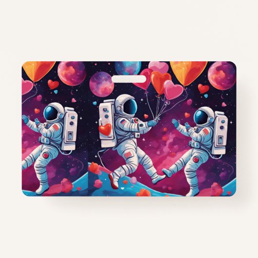 ラブバッジ宇宙 バッジ (裏面)