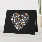 ラブバニーズ ファニー ラビット ハート カード (裏面)