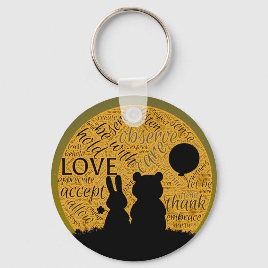 ラブバニー キーホルダー (正面)