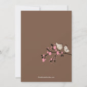 ラブバモダンーズカップルブライダルシャワー招待 招待状 (裏面)