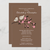 ラブバモダンーズカップルブライダルシャワー招待 招待状 (正面/裏面)