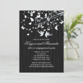 ラブバモダンーズ婚約パーティ招待状 招待状 (スタンド正面)