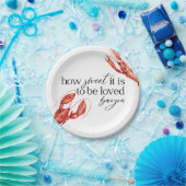 ラブバヨクロフィッシュ ペーパープレート (パーティー)