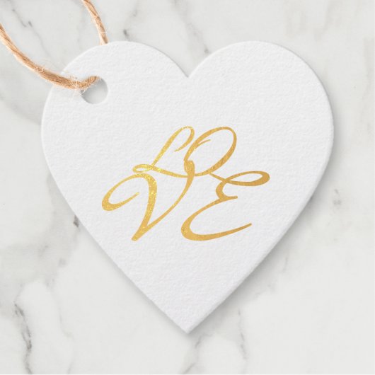 ラブバラ金ゴールドカラードラシックスクリプト フェイバータグ (正面)