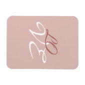 ラブバラ金ゴールドカラードラシックスクリプト マグネット (横)