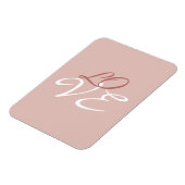 ラブバラ金ゴールドカラードラシックスクリプト マグネット (左側)