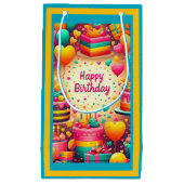 ラブバルーン誕生日抱き枕 スモールペーパーバッグ (正面)