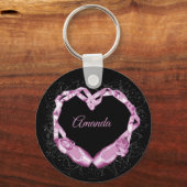 ラブバレエパーソナライズされた(Love Ballet) キーホルダー (正面)