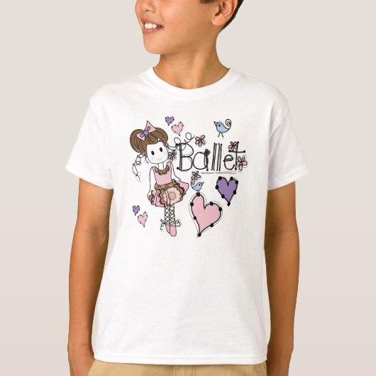 ラブバレエ Tシャツ (正面)