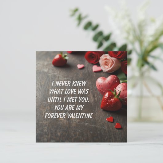 ラブバレンタインのデイカード シーズンカード (スタンド正面)