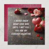 ラブバレンタインのデイカード シーズンカード (正面/裏面)