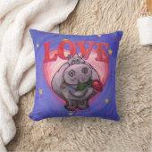 ラブバレンタインのヒポタムス クッション (ブランケット)