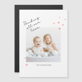 ラブバレンタインデーを送るフォトマグネット (正面/裏面)