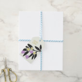 ラブバレンタインデーハート枝フラワーズホリデー ギフトタグ (より糸付き)