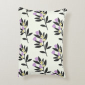 ラブバレンタインデーハート枝花パターン アクセントクッション (裏面(縦))