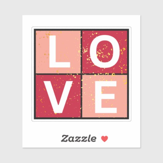 ラブバレンタインデー シール (シート)