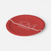 ラブバレンタインデー | ペーパープレート