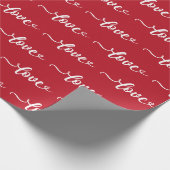 ラブバレンタインデー ラッピングペーパー (角)