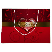 ラブバレンタインデー ラージペーパーバッグ (正面)