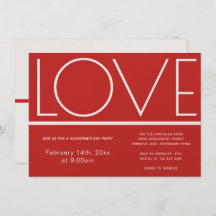 ラブバレンタインデー | 招待状