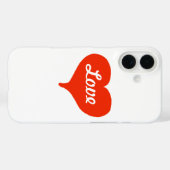 ラブバレンタインハートiPhone 5ケース Case-Mate iPhoneケース (裏面 (横))