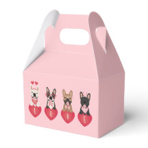 ラブバレンタインフランスのブルドッグ