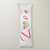 ラブバレンタインフローラハート抱き枕 ボディピロー (裏面 (縦))