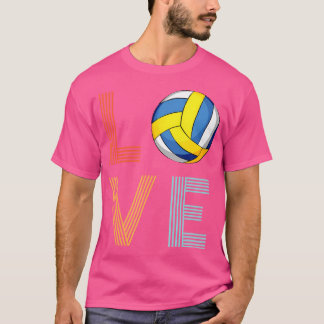 ラブバレーボール愛好家 Tシャツ