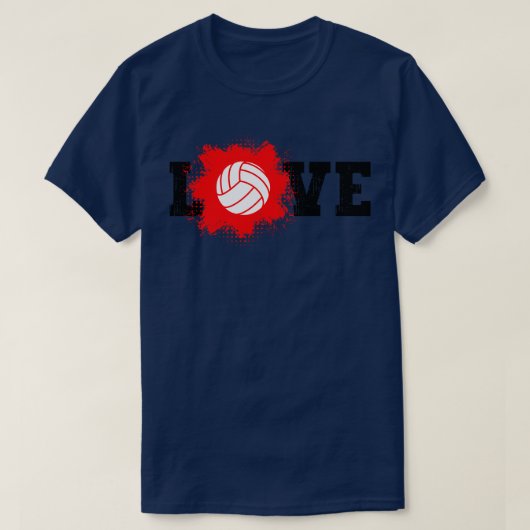 ラブバレーボール30 Tシャツ (デザイン正面)