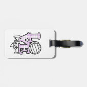 ラブバレーボール ラゲッジタグ (裏面横)