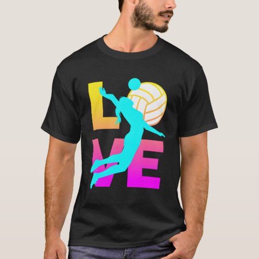 ラブバレーボールN Tシャツ (正面)