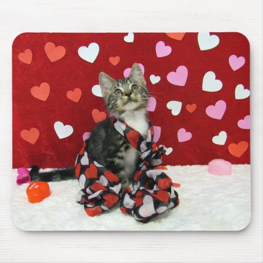 ラブバンディットザ虎猫キッテンマウスパッド マウスパッド (正面)