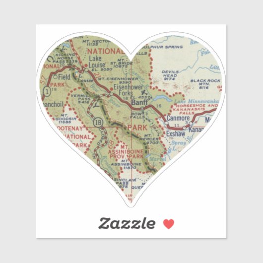 ラブバンフ国立公園 シール (シート)