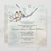 ラブバーズカスタムウェディング招待状 招待状 (正面/裏面)