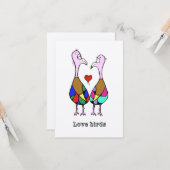 ラブバーズカード カード (正面/裏面インサイチュ)