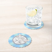 ラブバーズブルーブライダルシャワーコースターが引き受ける ペーパーコースター (インサイチュ)