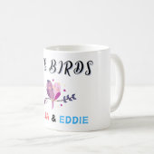 ラブバーズマグデザイン コーヒーマグカップ (正面右)