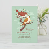 ラブバーズリハーサルディナーパーティー 招待状 (スタンド正面)