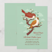 ラブバーズリハーサルディナーパーティー 招待状 (正面/裏面)