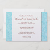 ラブバーズ結婚式招待状テンプレート 招待状 (裏面)