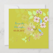 ラブバーズ結婚式招待状 招待状 (裏面)