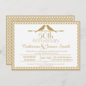 ラブバーズ50周年招待状 招待状 (正面/裏面)