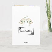 ラブバーズ ウェディング カード (裏面)