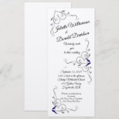 ラブバーズ フラット 結婚式招待状 招待状 (正面/裏面)