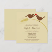 ラブバーズ 25周年 シルバーアニバーサリー パーティー 招待状 (正面/裏面)