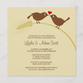 ラブバーズ 25周年 シルバーアニバーサリー パーティー 招待状