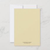 ラブバーズ 3.5" x 5" 結婚記念日 招待状 (裏面)